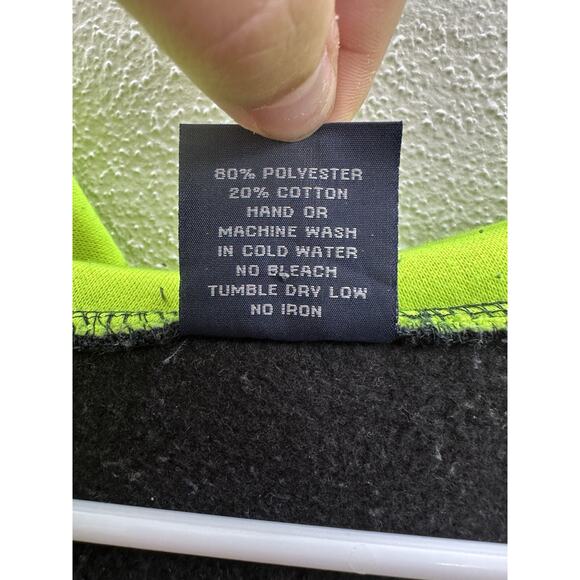 Tipsy Jacket Large Black Zip Up Hooded Hollywood Casino Penn National Fleece - Picture 5 of 12